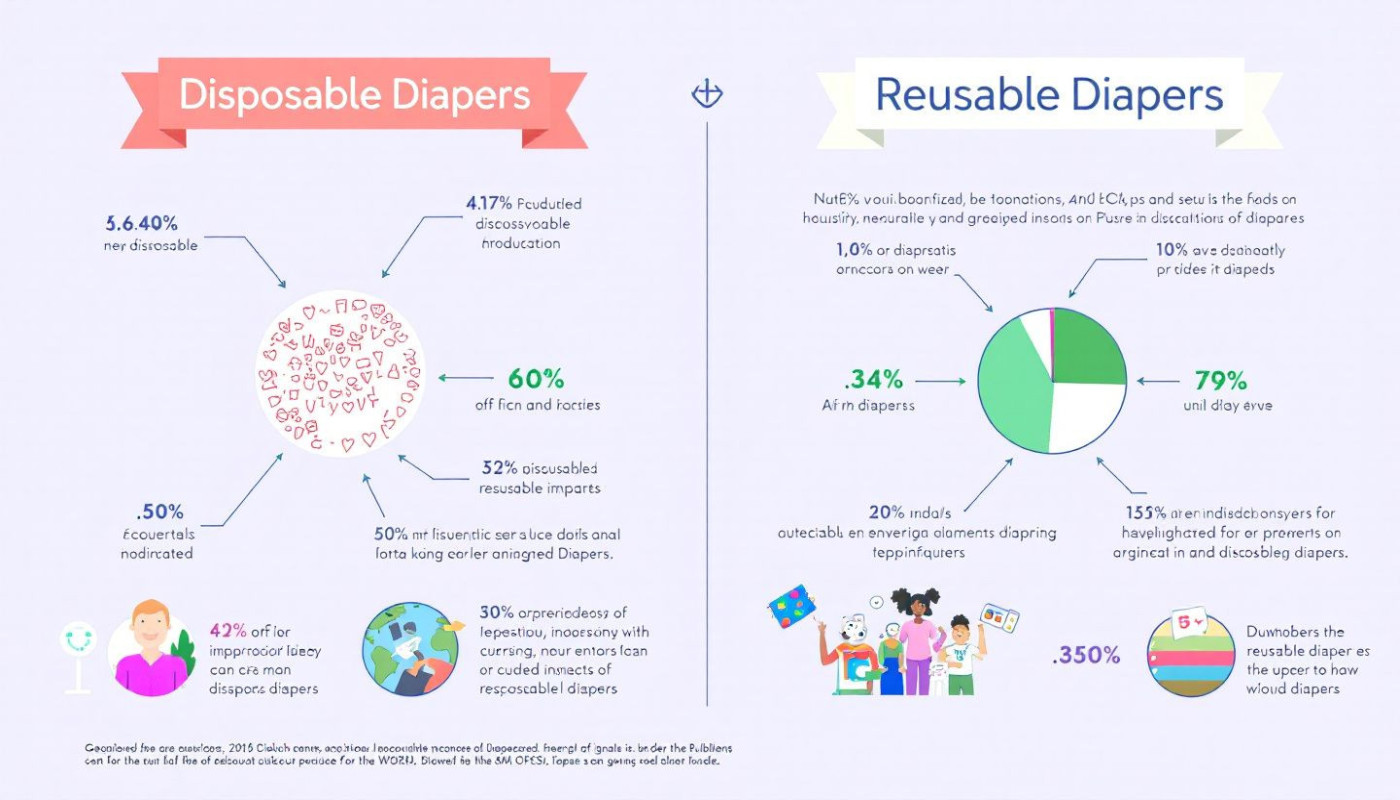 Impact environnemental des couches jetables versus réutilisables